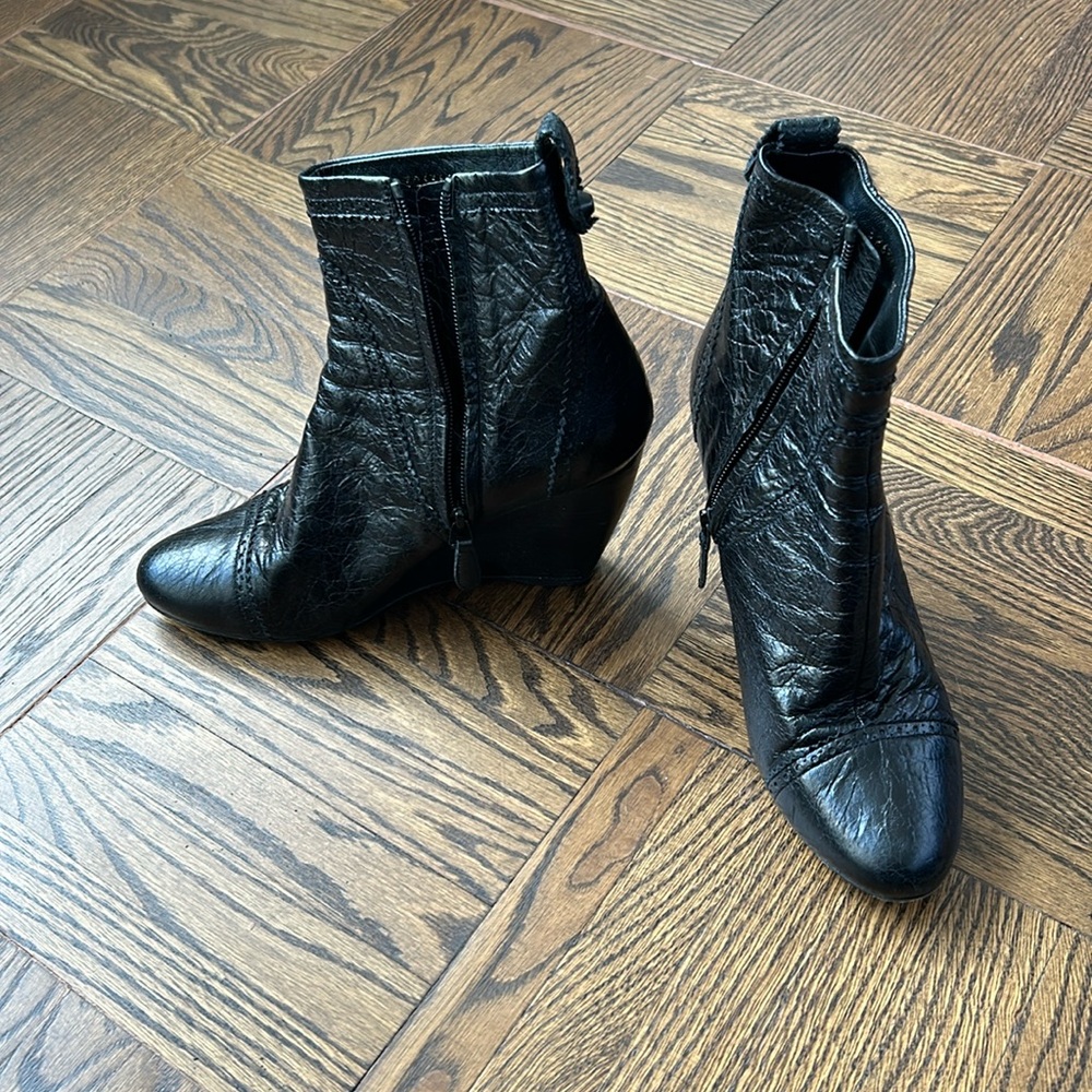 Balenciaga Brogue Wedge Bootie Size 40